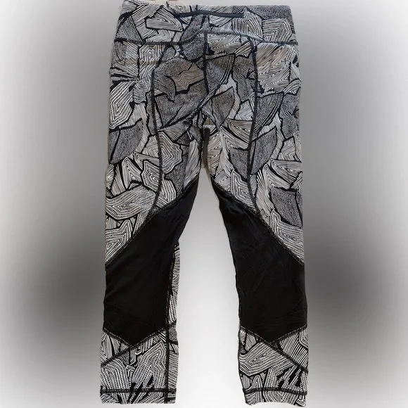 Lululemon Pace Rival Crop Dottie Tribe size 6 - Picture 3 of 4